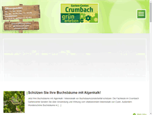 Tablet Screenshot of crumbach-gartencenter.de